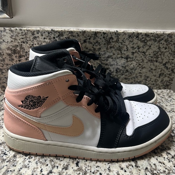 Jordan Shoes - Jordan Athletic Shoes - Black, White, Pink